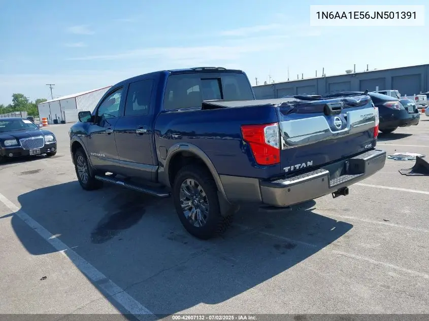 2018 Nissan Titan Platinum Reserve VIN: 1N6AA1E56JN501391 Lot: 42607132