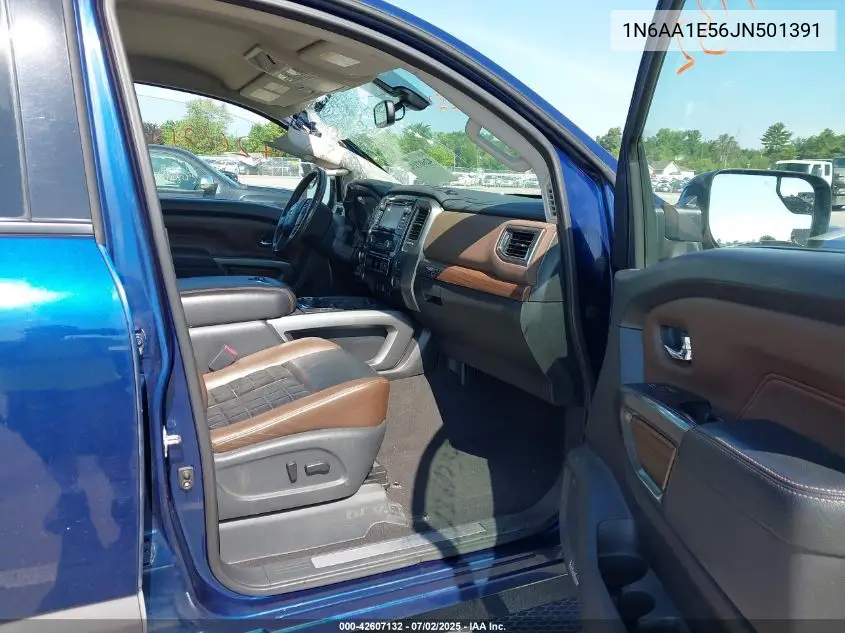 2018 Nissan Titan Platinum Reserve VIN: 1N6AA1E56JN501391 Lot: 42607132