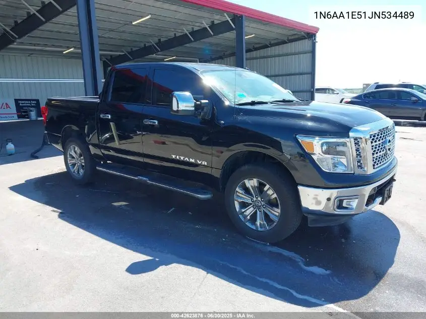 2018 Nissan Titan Sl VIN: 1N6AA1E51JN534489 Lot: 42623876