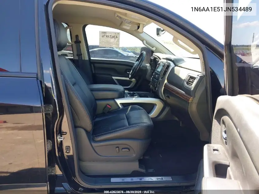 2018 Nissan Titan Sl VIN: 1N6AA1E51JN534489 Lot: 42623876