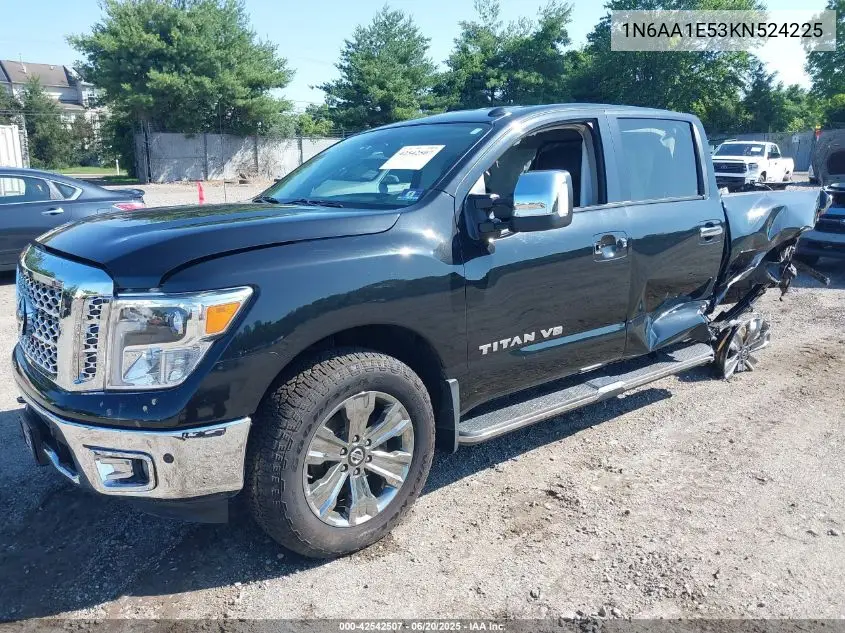 2019 Nissan Titan Sl VIN: 1N6AA1E53KN524225 Lot: 42542507