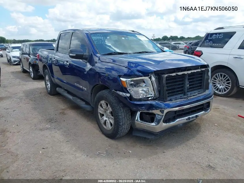 2019 Nissan Titan Sv VIN: 1N6AA1EJ7KN506050 Lot: 42586952