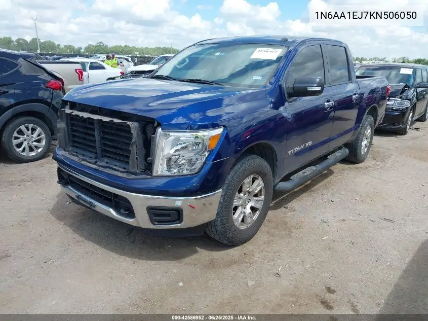 2019 Nissan Titan Sv VIN: 1N6AA1EJ7KN506050 Lot: 42586952