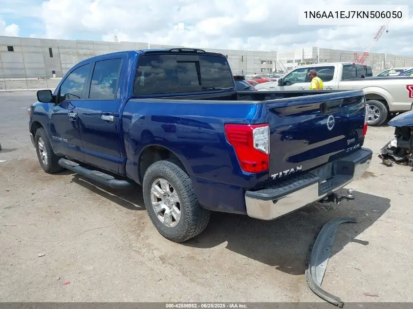 2019 Nissan Titan Sv VIN: 1N6AA1EJ7KN506050 Lot: 42586952