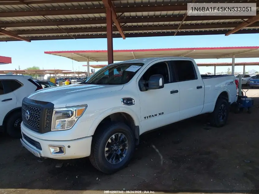 2019 Nissan Titan Xd Pro-4X Diesel VIN: 1N6BA1F45KN533051 Lot: 42587343