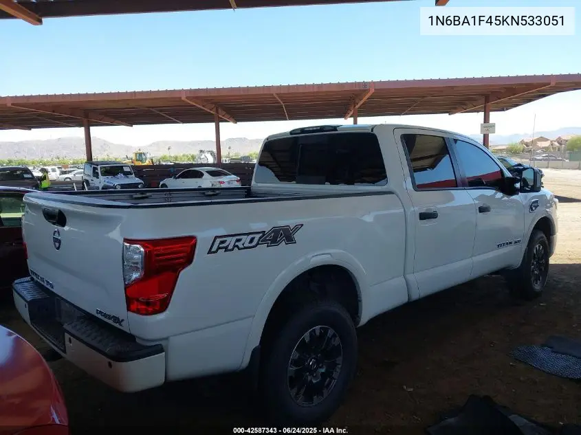 2019 Nissan Titan Xd Pro-4X Diesel VIN: 1N6BA1F45KN533051 Lot: 42587343