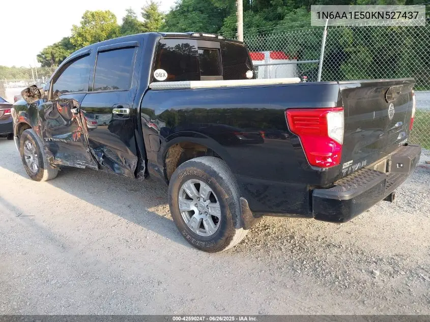 2019 Nissan Titan Sv VIN: 1N6AA1E50KN527437 Lot: 42590247