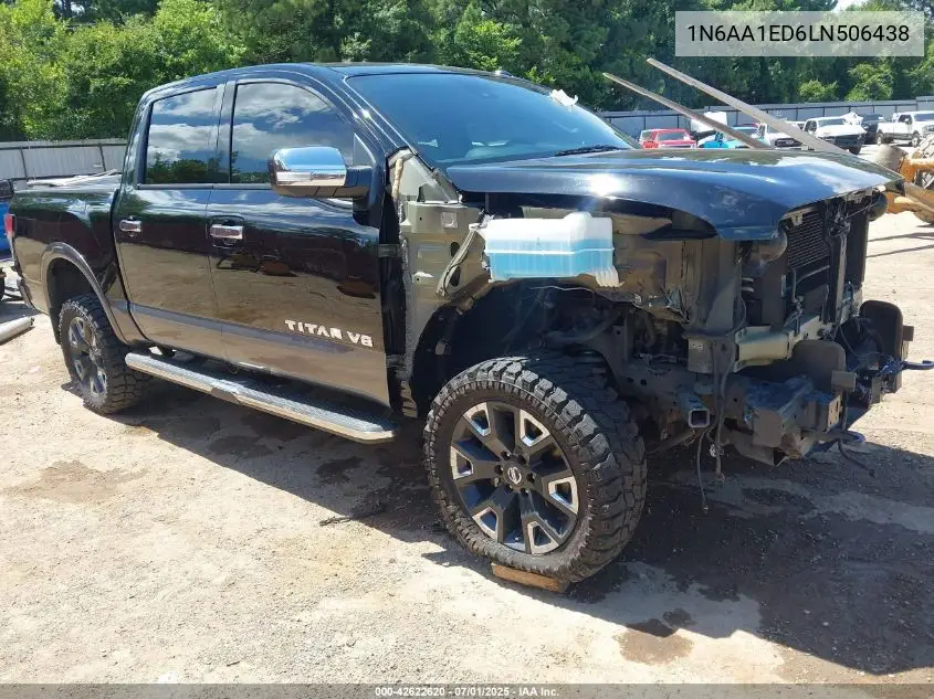 2020 Nissan Titan Platinum Reserve 4X4 VIN: 1N6AA1ED6LN506438 Lot: 42622620