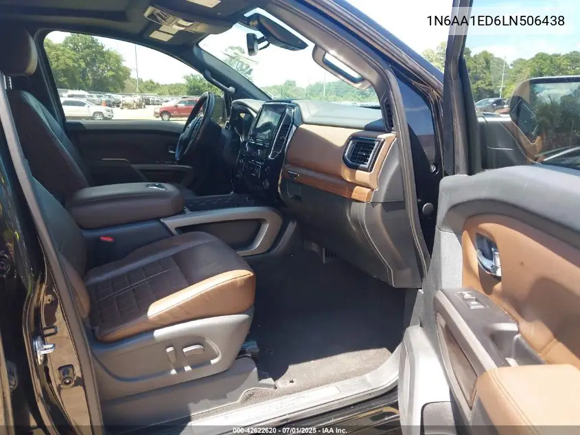 2020 Nissan Titan Platinum Reserve 4X4 VIN: 1N6AA1ED6LN506438 Lot: 42622620