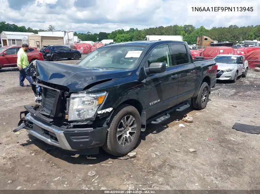 2023 Nissan Titan Sv 4X2 VIN: 1N6AA1EF9PN113945 Lot: 42255328