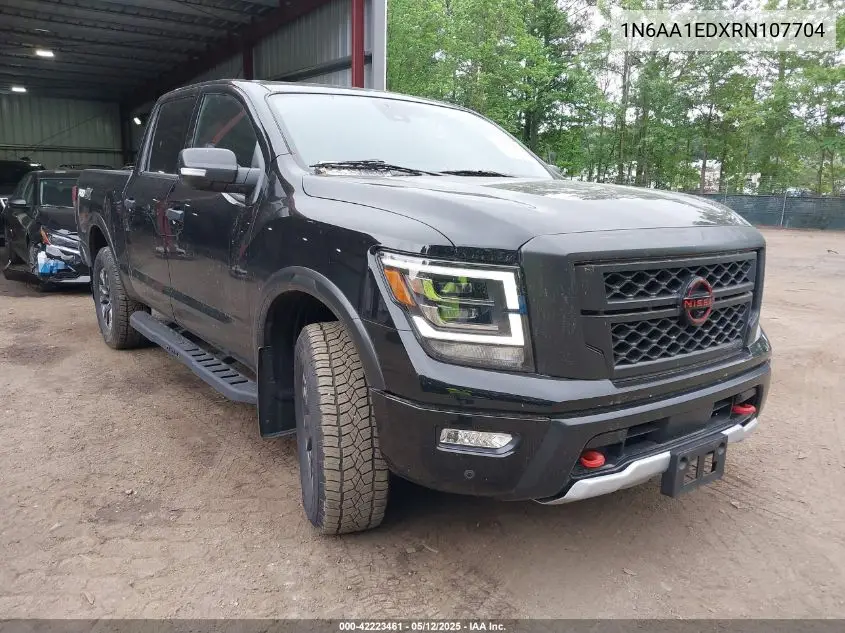 2024 Nissan Titan Pro-4X 4X4 VIN: 1N6AA1EDXRN107704 Lot: 42223461