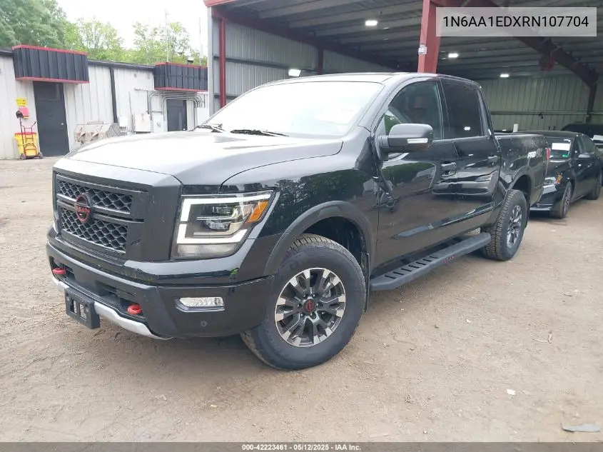 2024 Nissan Titan Pro-4X 4X4 VIN: 1N6AA1EDXRN107704 Lot: 42223461