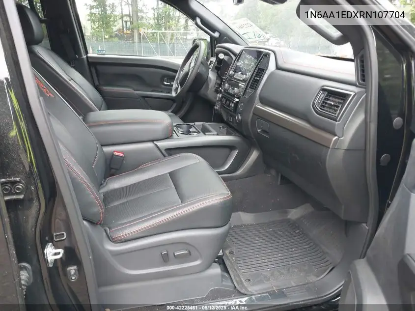 2024 Nissan Titan Pro-4X 4X4 VIN: 1N6AA1EDXRN107704 Lot: 42223461