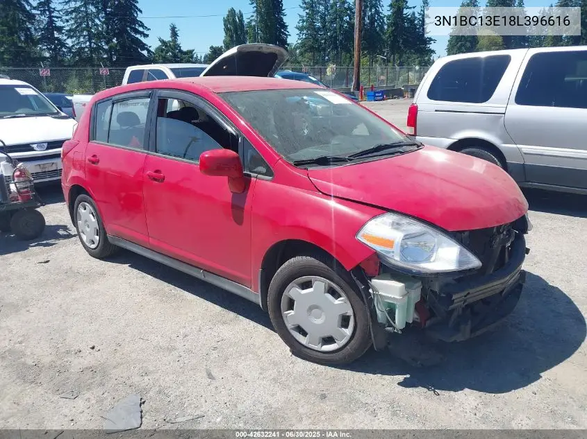 2008 Nissan Versa 1.8S VIN: 3N1BC13E18L396616 Lot: 42632241