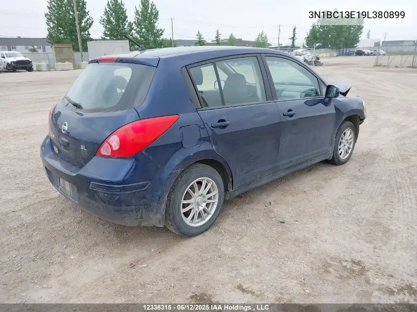 2009 Nissan Versa S/Sl VIN: 3N1BC13E19L380899 Lot: 12338315