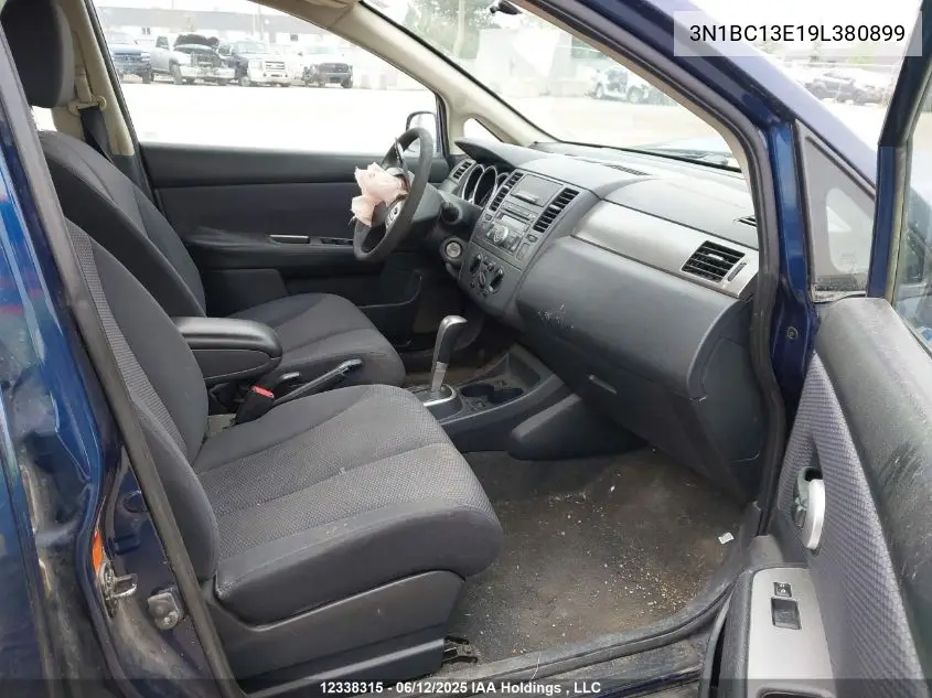 2009 Nissan Versa S/Sl VIN: 3N1BC13E19L380899 Lot: 12338315