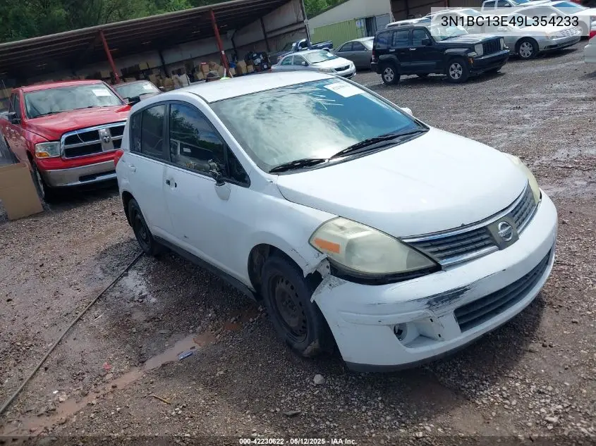 2009 Nissan Versa 1.8S VIN: 3N1BC13E49L354233 Lot: 42230622