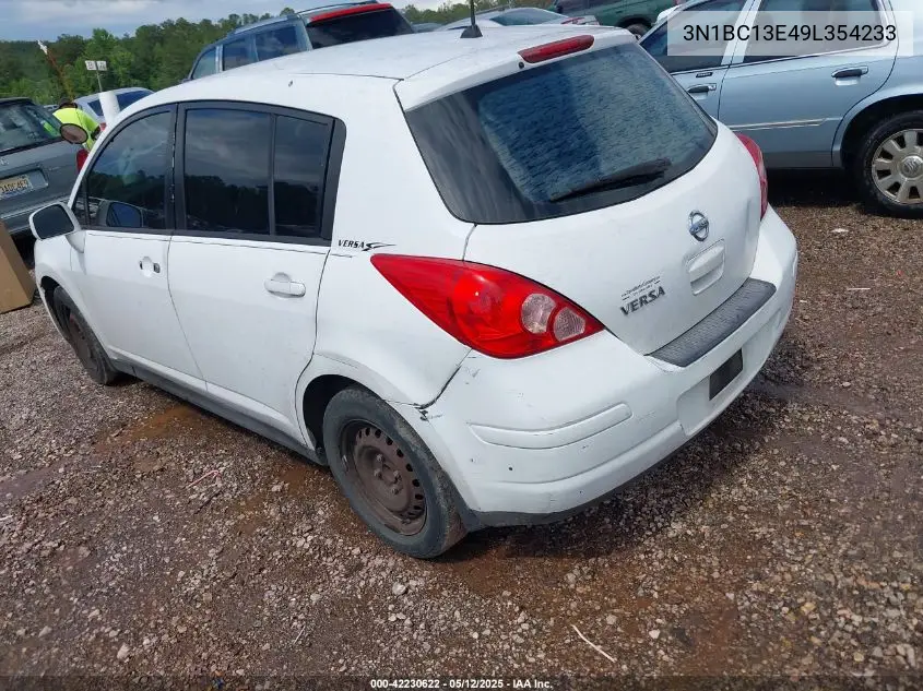 2009 Nissan Versa 1.8S VIN: 3N1BC13E49L354233 Lot: 42230622