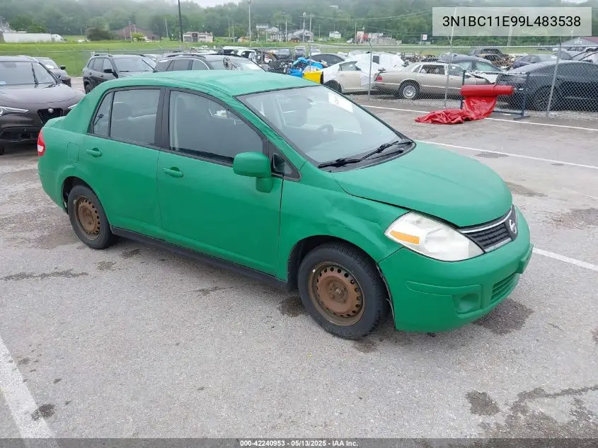 2009 Nissan Versa S/Sl VIN: 3N1BC11E99L483538 Lot: 42240953