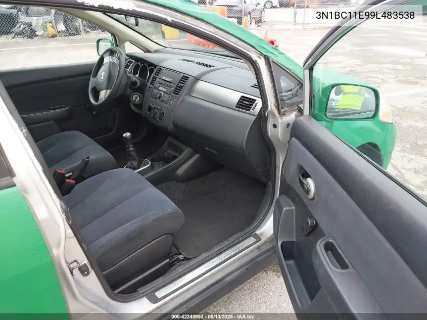 2009 Nissan Versa S/Sl VIN: 3N1BC11E99L483538 Lot: 42240953