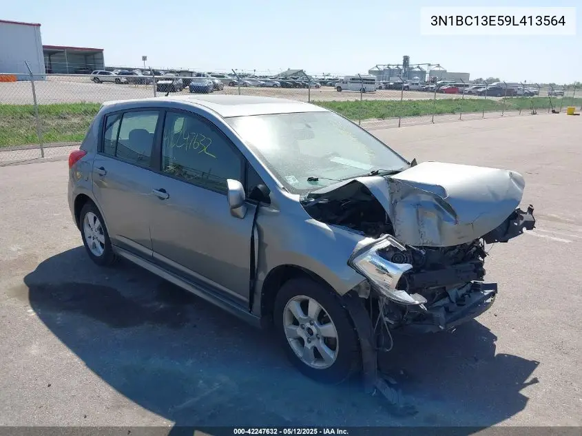 2009 Nissan Versa 1.8Sl VIN: 3N1BC13E59L413564 Lot: 42247632