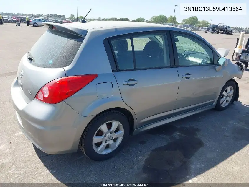 2009 Nissan Versa 1.8Sl VIN: 3N1BC13E59L413564 Lot: 42247632
