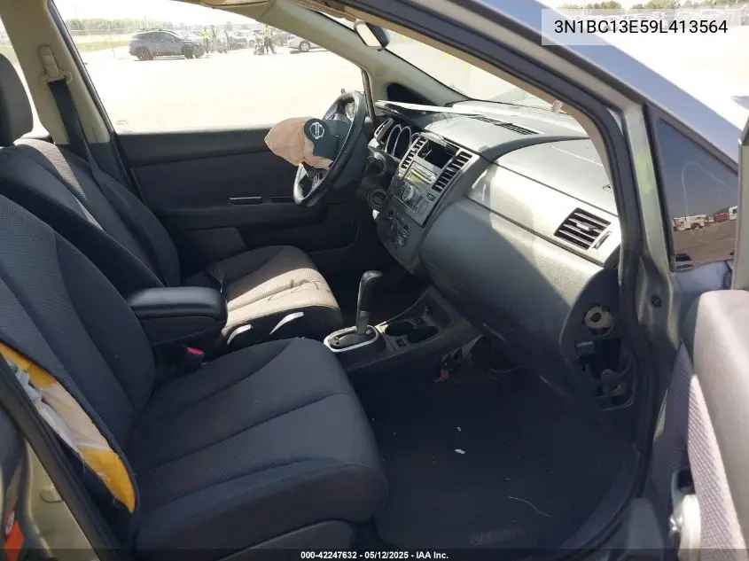 2009 Nissan Versa 1.8Sl VIN: 3N1BC13E59L413564 Lot: 42247632