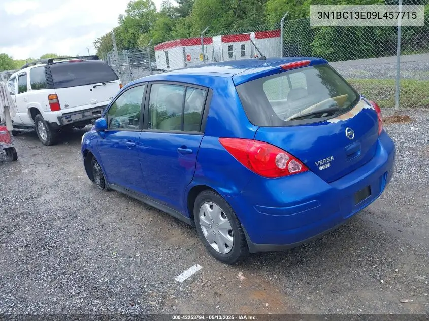 2009 Nissan Versa 1.8S VIN: 3N1BC13E09L457715 Lot: 42253794