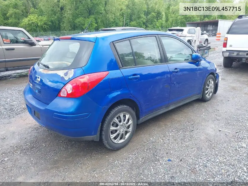 2009 Nissan Versa 1.8S VIN: 3N1BC13E09L457715 Lot: 42253794