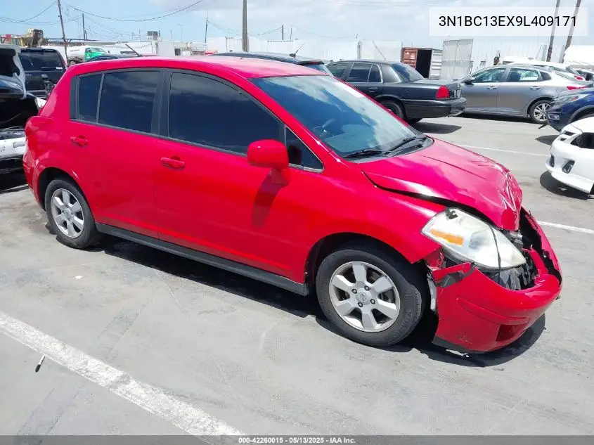 2009 Nissan Versa 1.8Sl VIN: 3N1BC13EX9L409171 Lot: 42260015