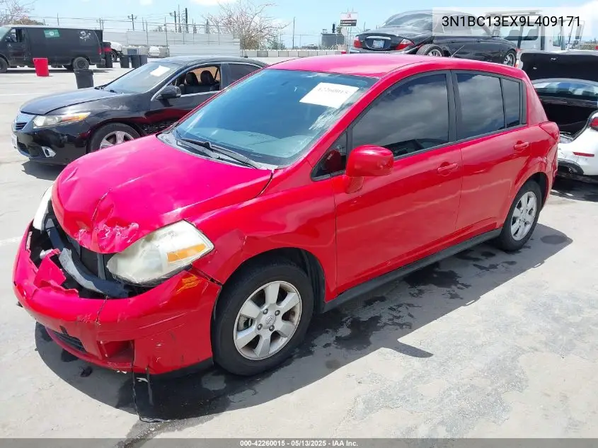 2009 Nissan Versa 1.8Sl VIN: 3N1BC13EX9L409171 Lot: 42260015
