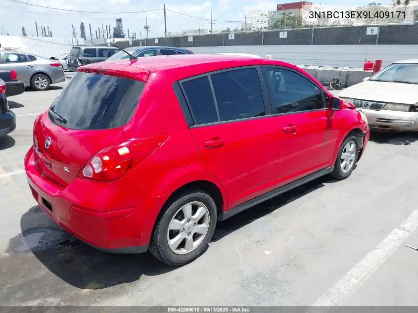 2009 Nissan Versa 1.8Sl VIN: 3N1BC13EX9L409171 Lot: 42260015
