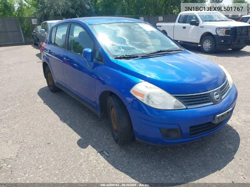 2009 Nissan Versa 1.8S VIN: 3N1BC13EX9L501767 Lot: 42590162