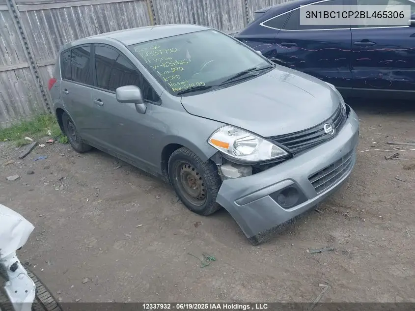2011 Nissan Versa 1.8S VIN: 3N1BC1CP2BL465306 Lot: 12337932