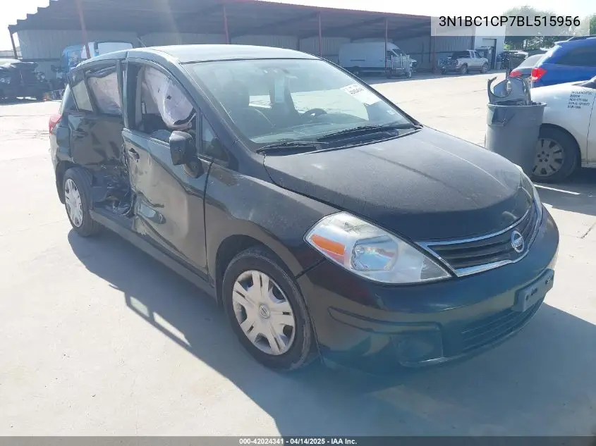 2011 Nissan Versa 1.8S VIN: 3N1BC1CP7BL515956 Lot: 42024341