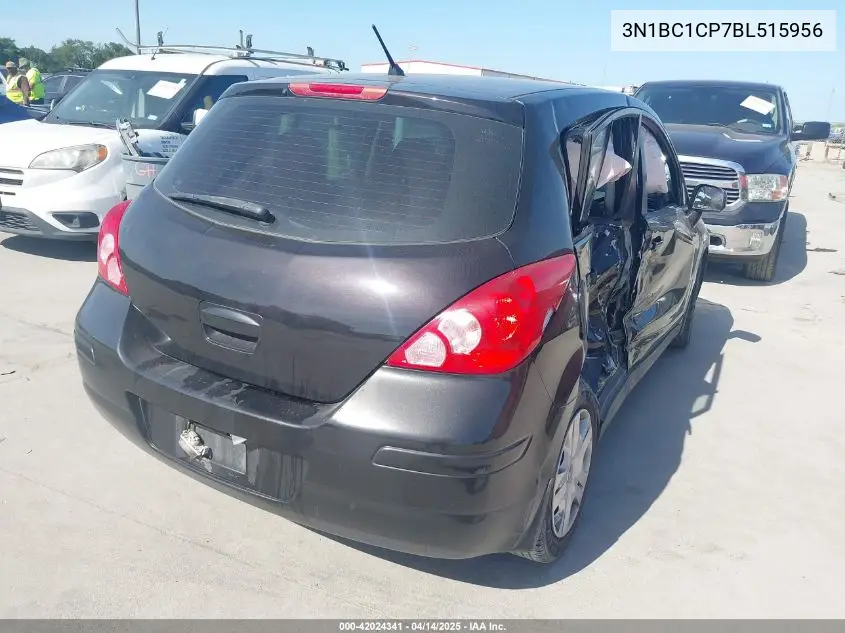2011 Nissan Versa 1.8S VIN: 3N1BC1CP7BL515956 Lot: 42024341