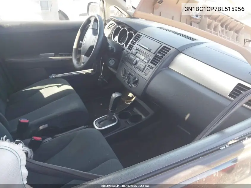 2011 Nissan Versa 1.8S VIN: 3N1BC1CP7BL515956 Lot: 42024341