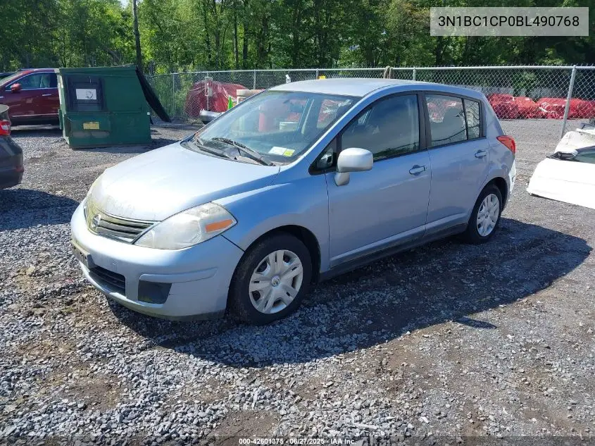 2011 Nissan Versa 1.8S VIN: 3N1BC1CP0BL490768 Lot: 42601375