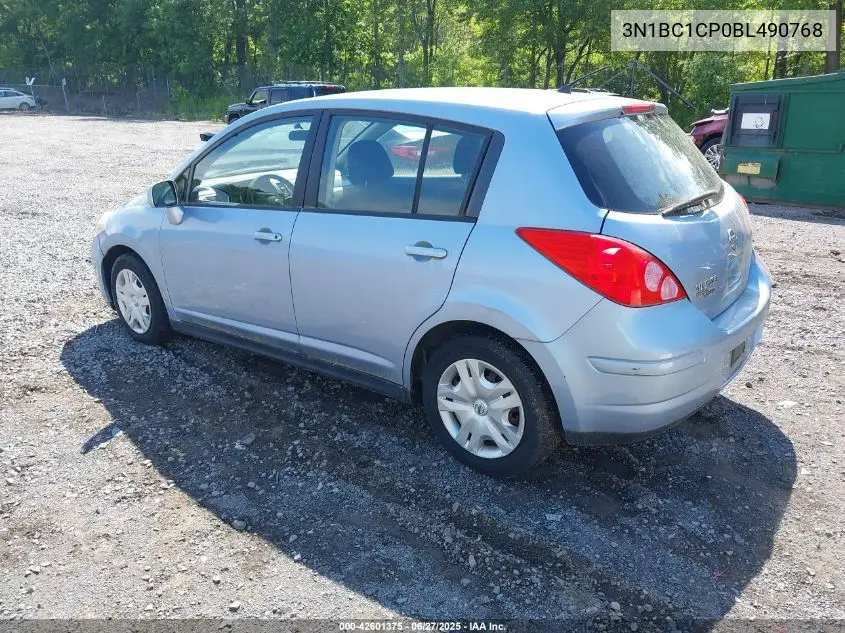 2011 Nissan Versa 1.8S VIN: 3N1BC1CP0BL490768 Lot: 42601375