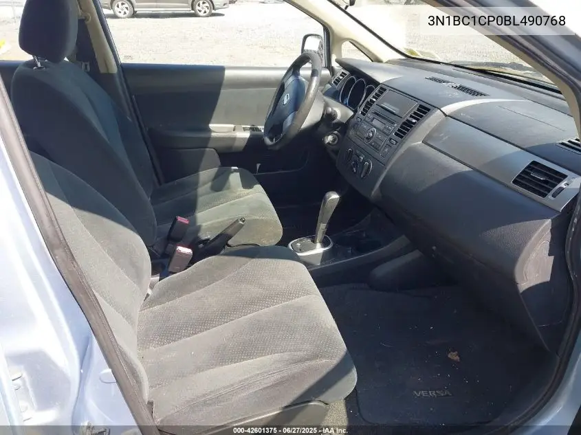 2011 Nissan Versa 1.8S VIN: 3N1BC1CP0BL490768 Lot: 42601375