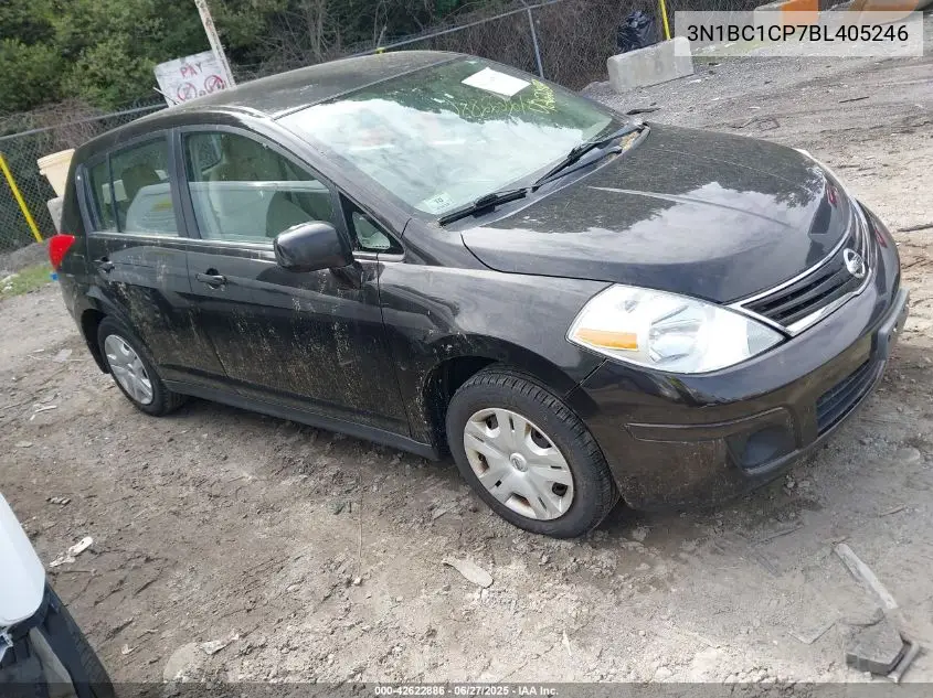 2011 Nissan Versa 1.8S VIN: 3N1BC1CP7BL405246 Lot: 42622886
