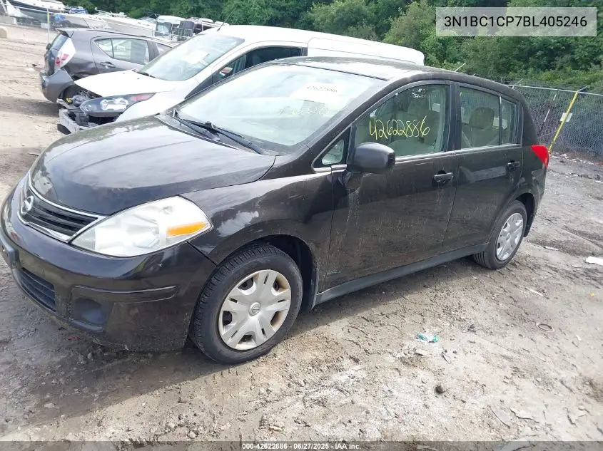 2011 Nissan Versa 1.8S VIN: 3N1BC1CP7BL405246 Lot: 42622886