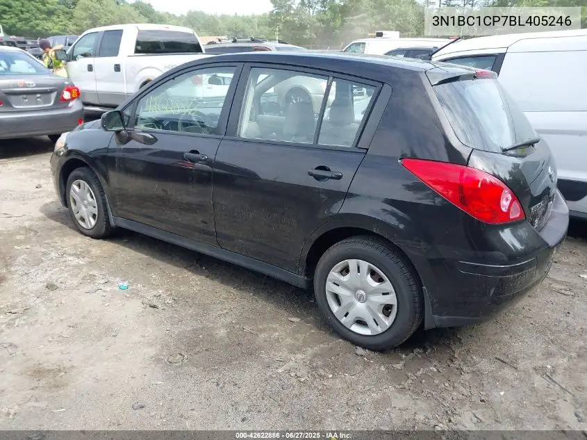 2011 Nissan Versa 1.8S VIN: 3N1BC1CP7BL405246 Lot: 42622886