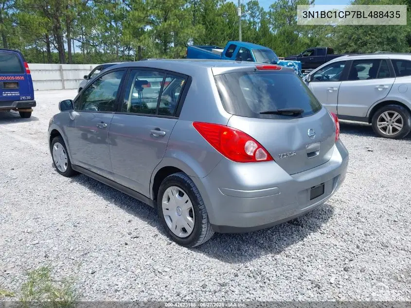 2011 Nissan Versa 1.8S VIN: 3N1BC1CP7BL488435 Lot: 42623188