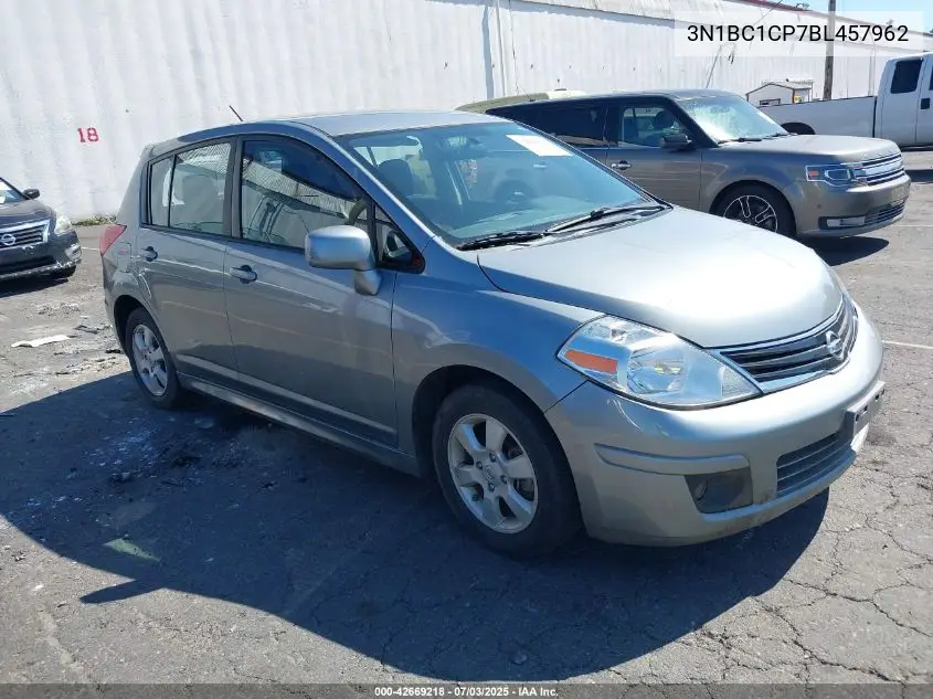 2011 Nissan Versa 1.8Sl VIN: 3N1BC1CP7BL457962 Lot: 42669218