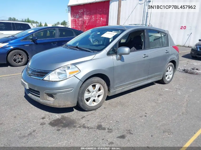 2011 Nissan Versa 1.8Sl VIN: 3N1BC1CP7BL457962 Lot: 42669218