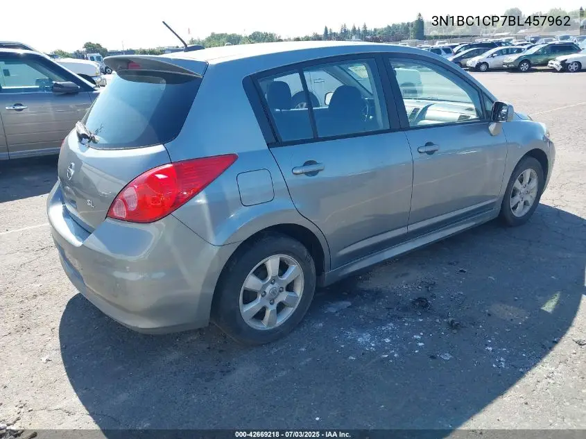 2011 Nissan Versa 1.8Sl VIN: 3N1BC1CP7BL457962 Lot: 42669218