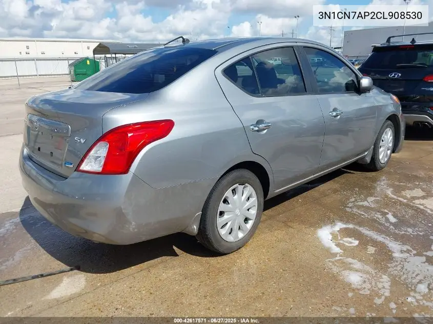 2012 Nissan Versa 1.6 Sv VIN: 3N1CN7AP2CL908530 Lot: 42617571