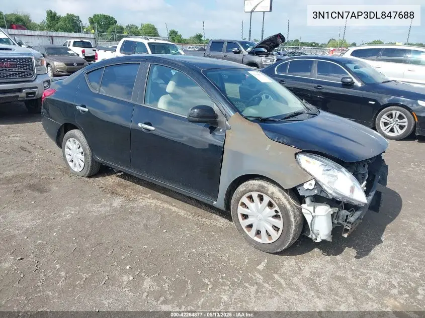 2013 Nissan Versa 1.6 Sv VIN: 3N1CN7AP3DL847688 Lot: 42264877