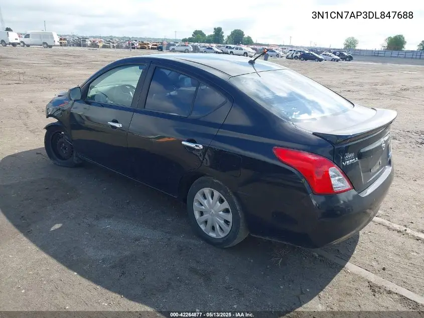 2013 Nissan Versa 1.6 Sv VIN: 3N1CN7AP3DL847688 Lot: 42264877